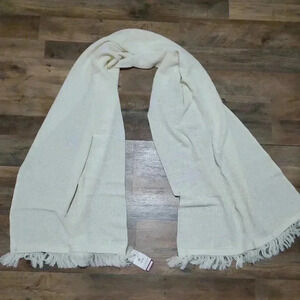 Vintage Sweetree Original Women's Knitted Cream Scarf New with Tags